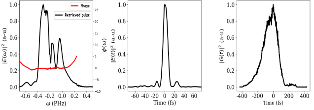 Retrievement of the pulse profile/phase.